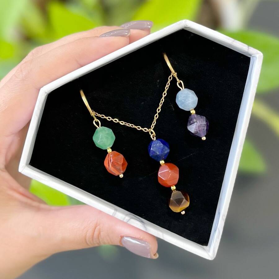 نیم ست هفت چاکرا تراش چاکرا