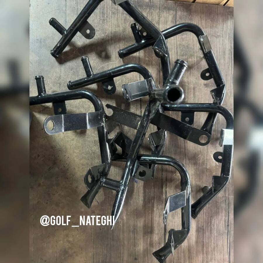 لوله اب اهنی جلو فولکس گل