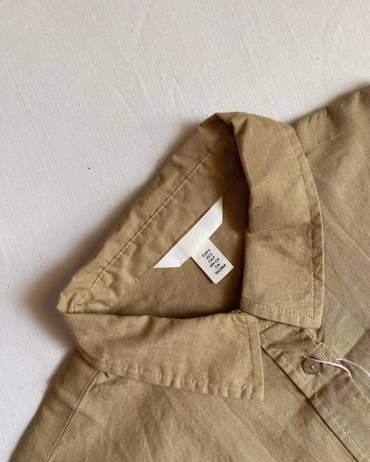 شومیز لینن کرمی