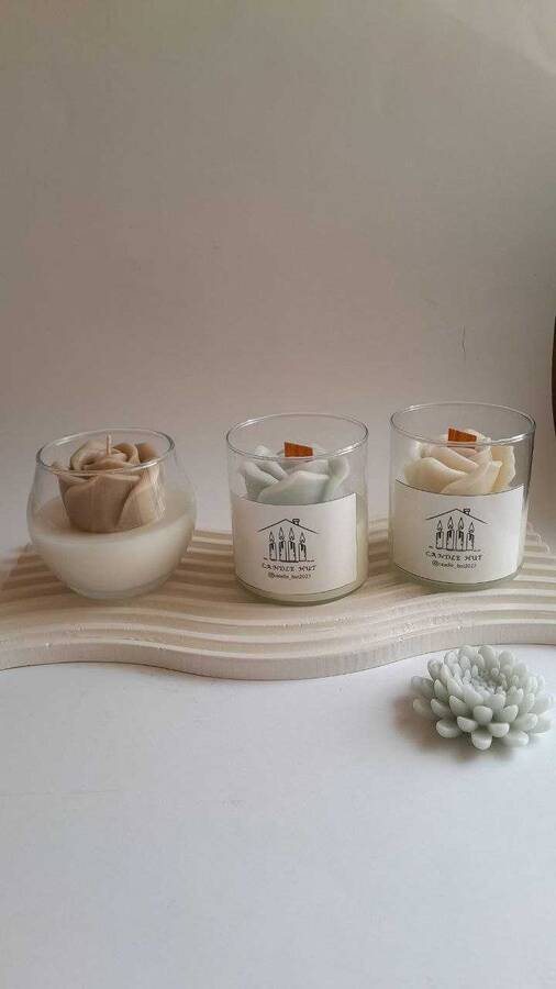 شمع دکوراتیو ساده