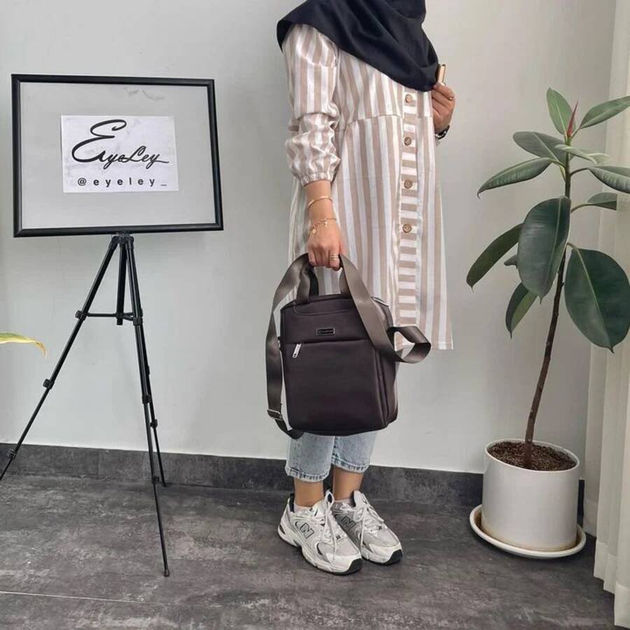 مانتو دانشجویی راه راه