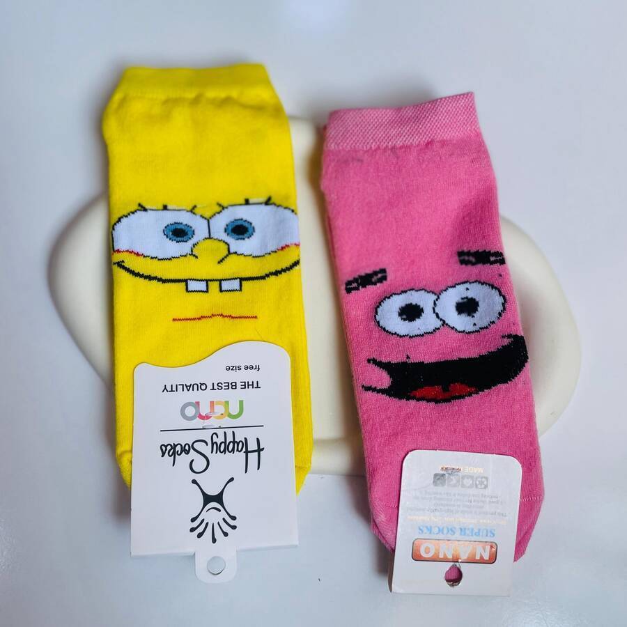 جوراب بچه گانه باب اسفنجی و پاتریک