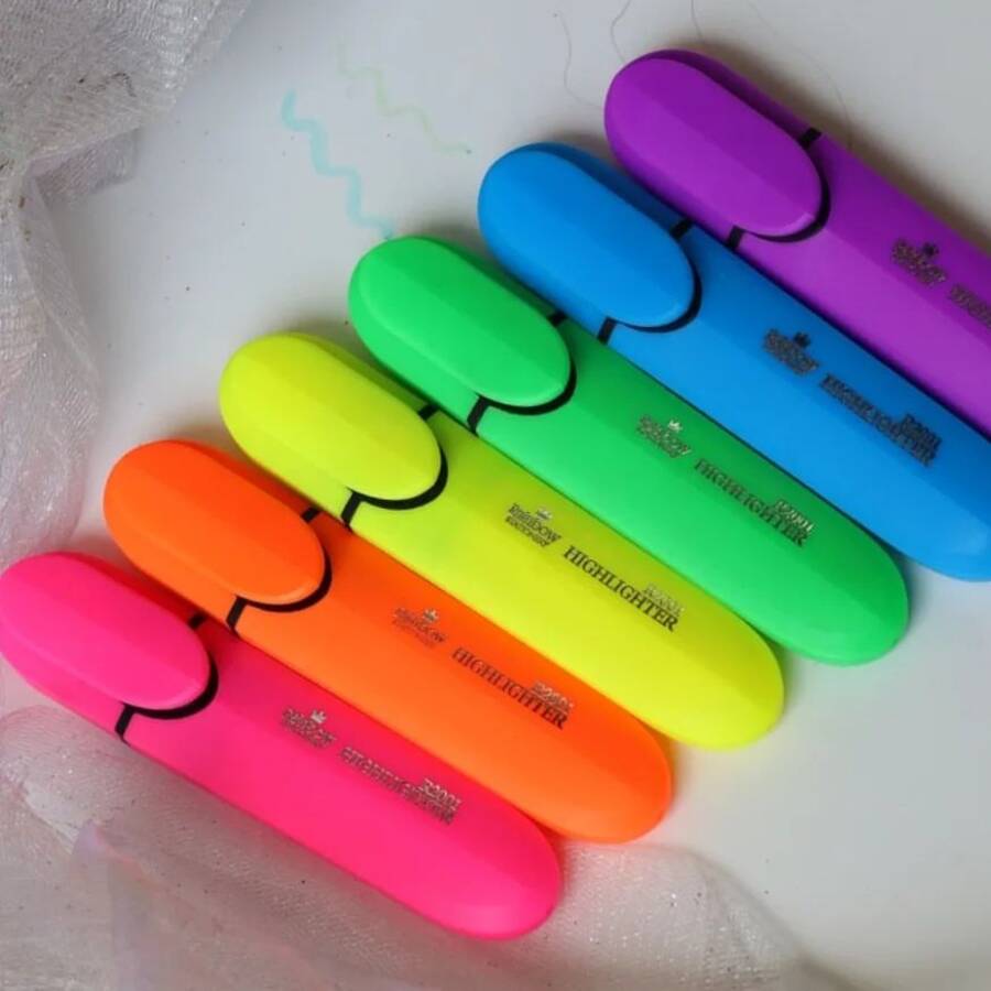 هایلایتر رنگی