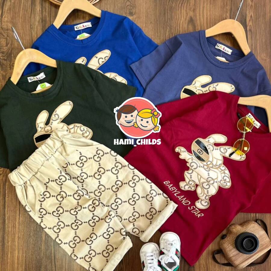 تیشرت و شلوارک گوچی فضانورد