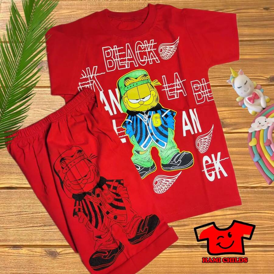 تیشرت و شلوارک  گارفیلد