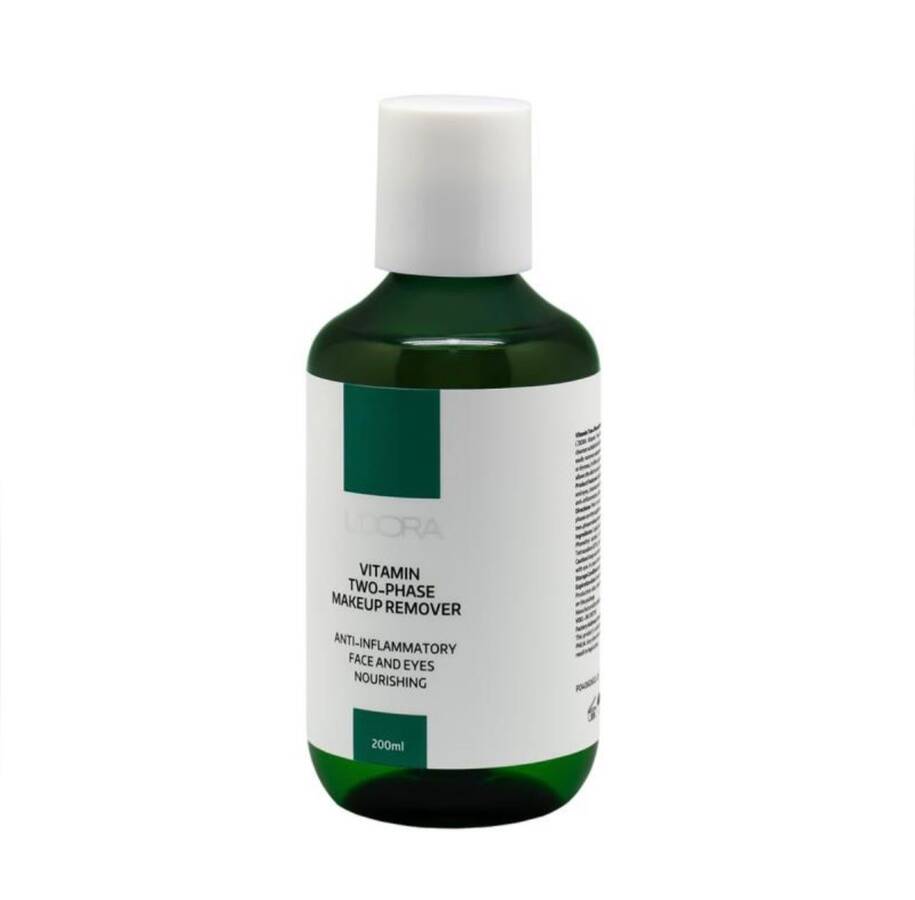 محلول آرایش پاک کن دوفاز ویتامینه لدورا 200 میلی لیتر