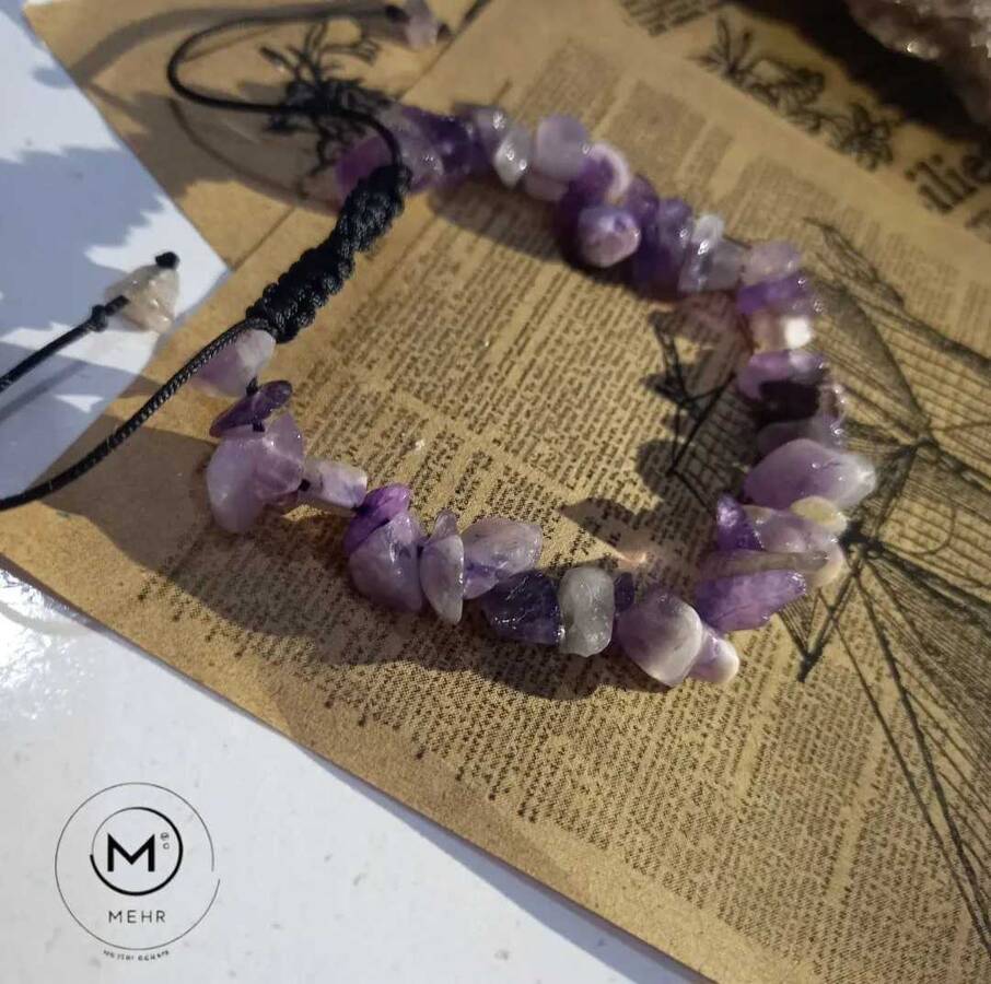 آمیتیست تراش نخورده 