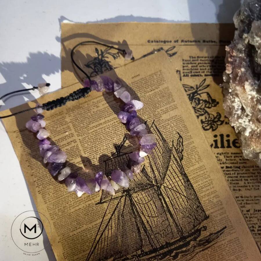 آمیتیست تراش نخورده 