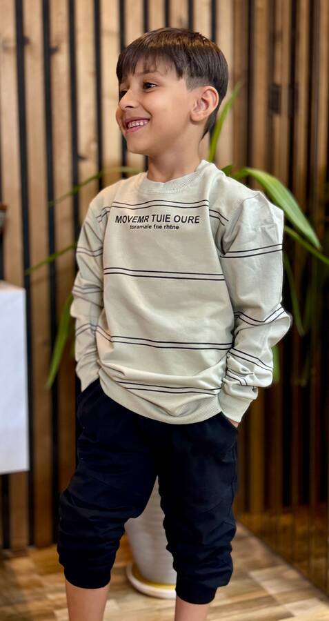 ست دورس راه راه پسرانه