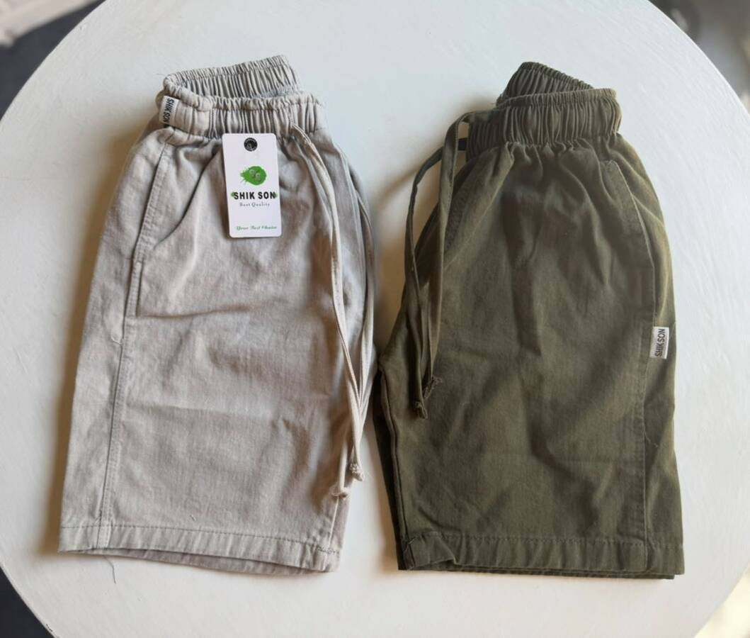 شلوارک کتان 