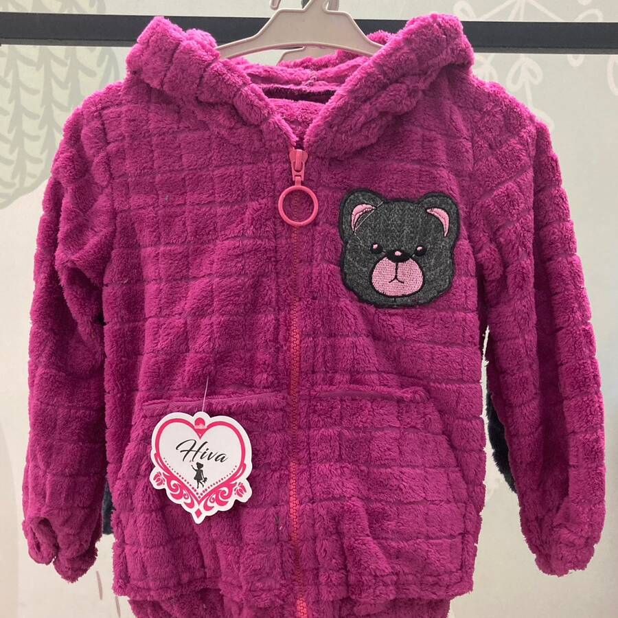 ست هودی شلوار پولیشی مکعبی