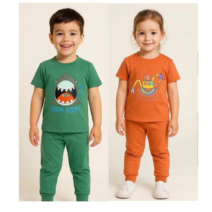 تیشرت شلوار راحتی پنبه