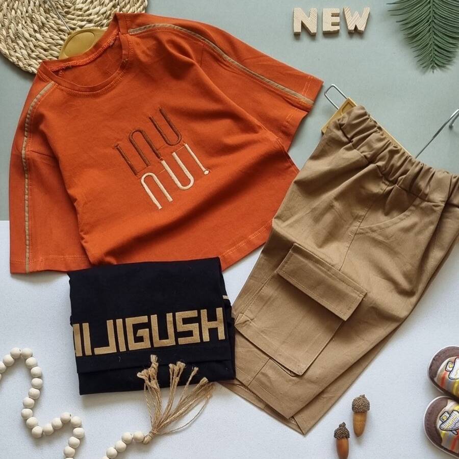 تیشرت شلوارک کتان