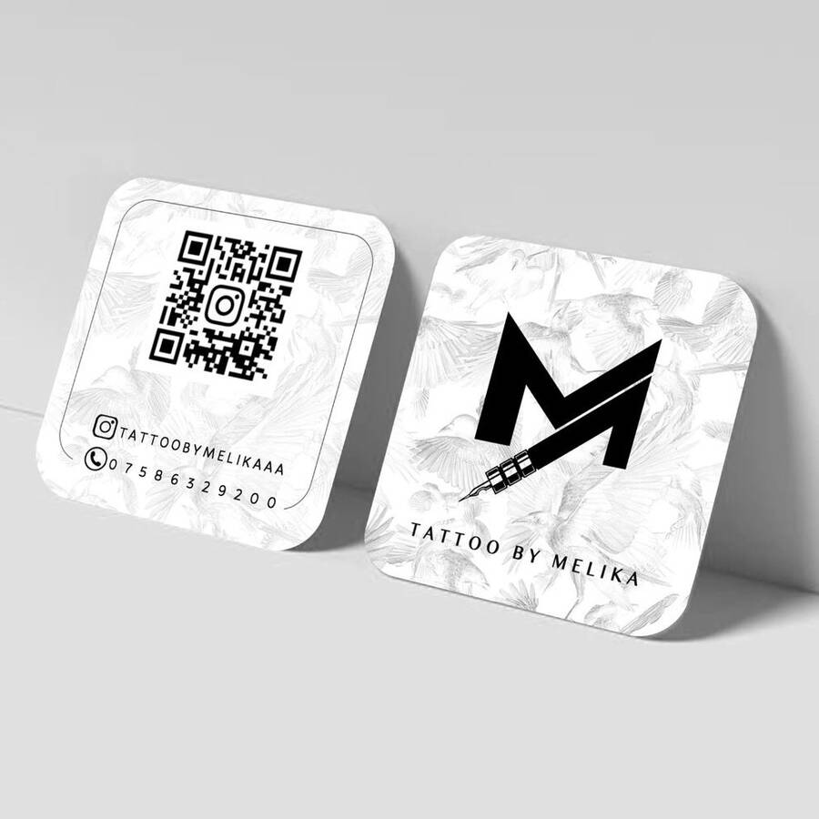 کارت ویزیت(لمینت)5*5 دورگرد