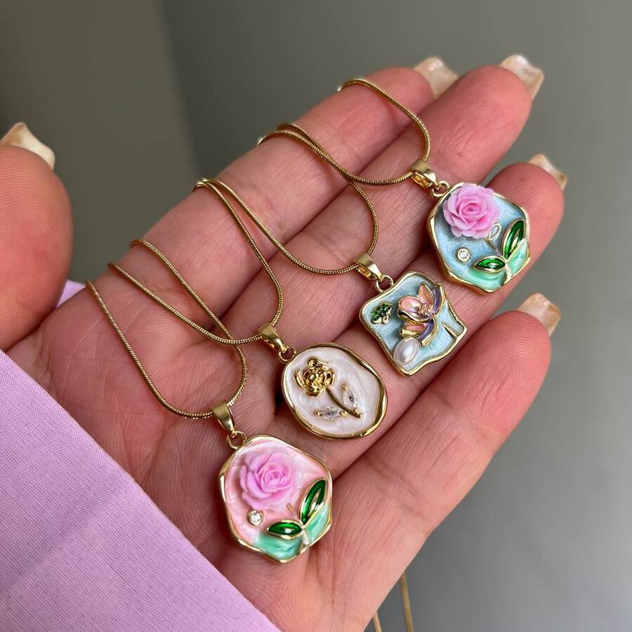 گردنبند میناکاری