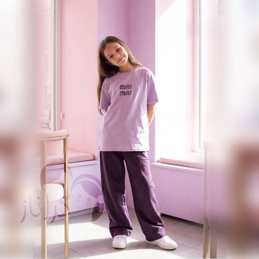 ست دخترانه miu miu (11 تا 13 سال)  