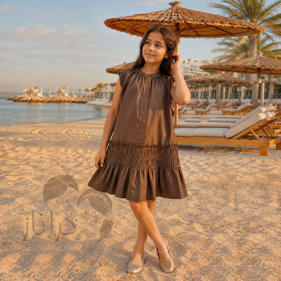 پیراهن دخترانه فیونا (4 تا 14 سال) 👗✨