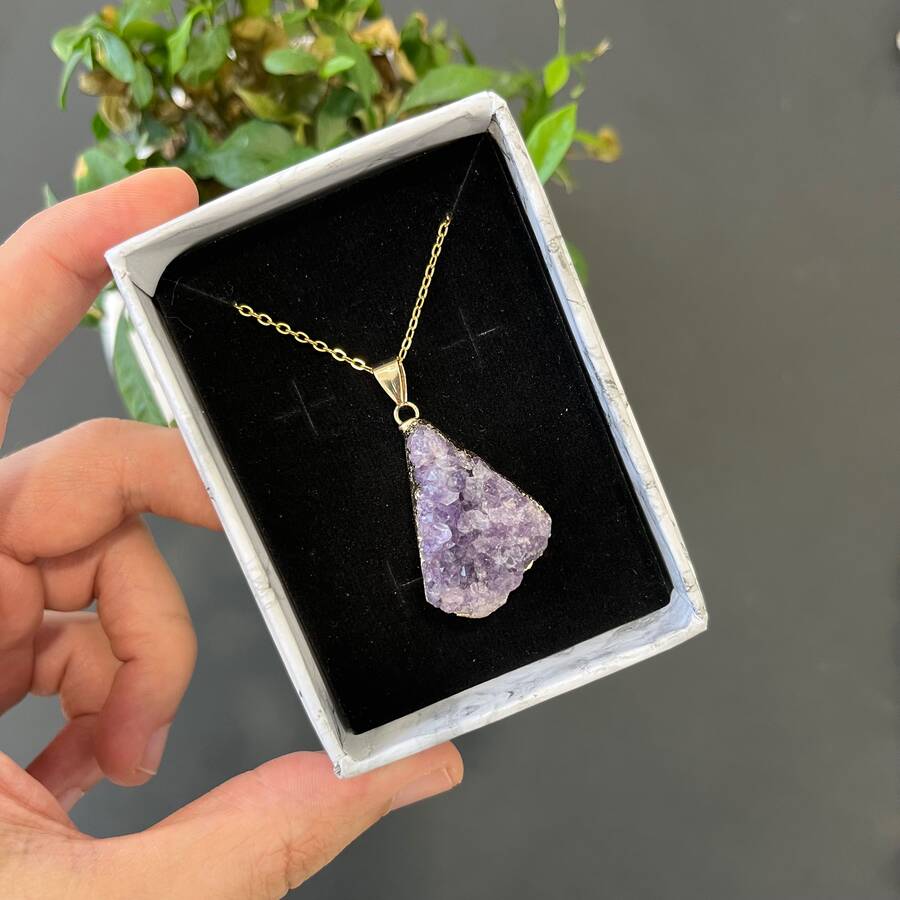 آویزهای بلوری آمیتیست