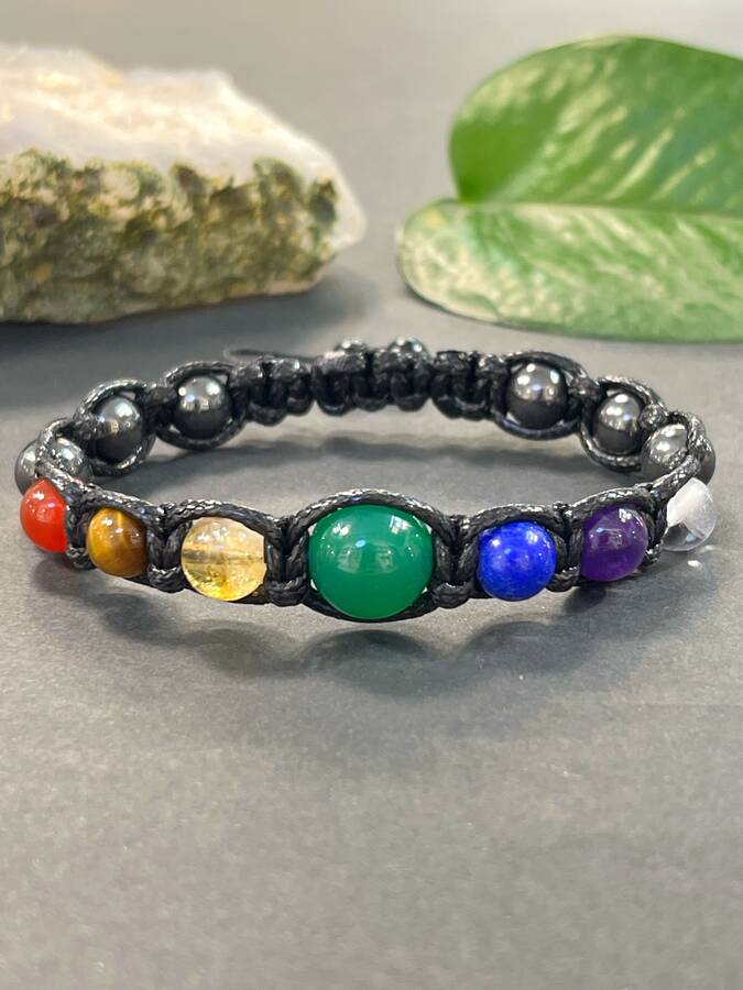 دستبند مردانه «هفت چاکرا»