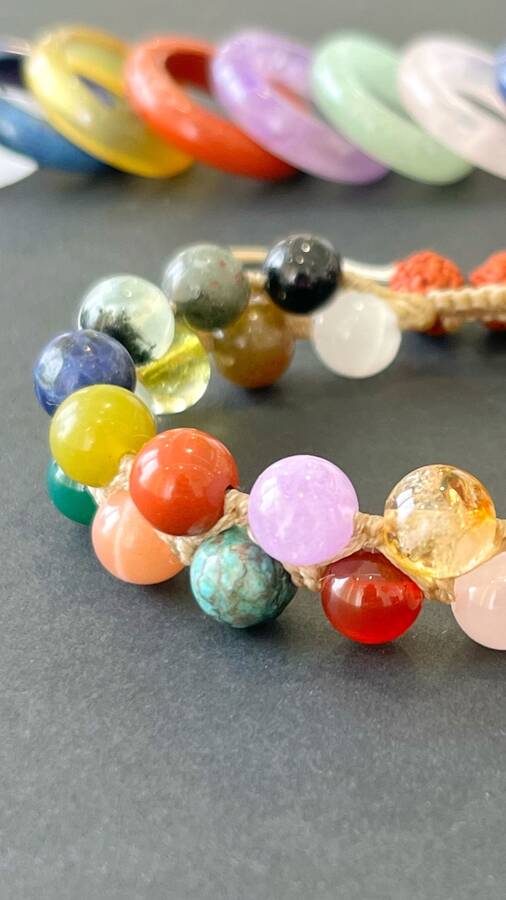 دستبند ترکیبی 33 سنگ