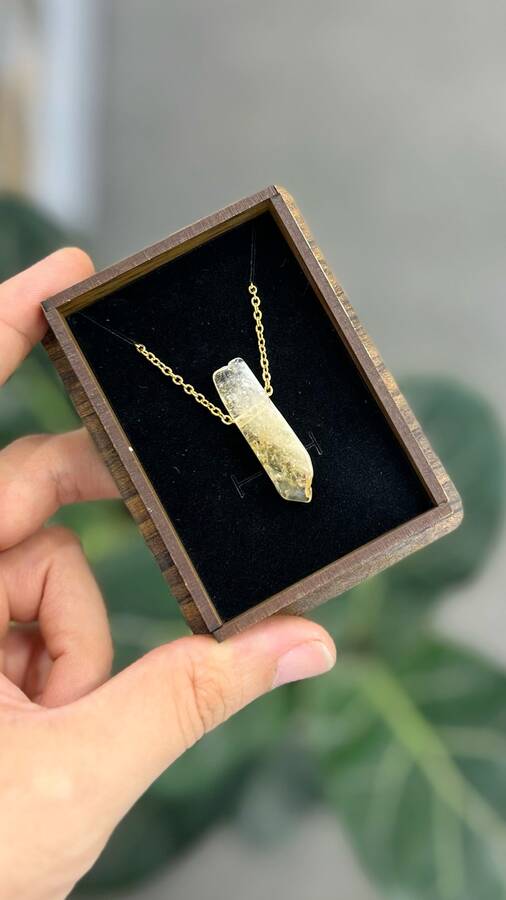 آویزهای سنگ سیترین «سنگ ثروت»