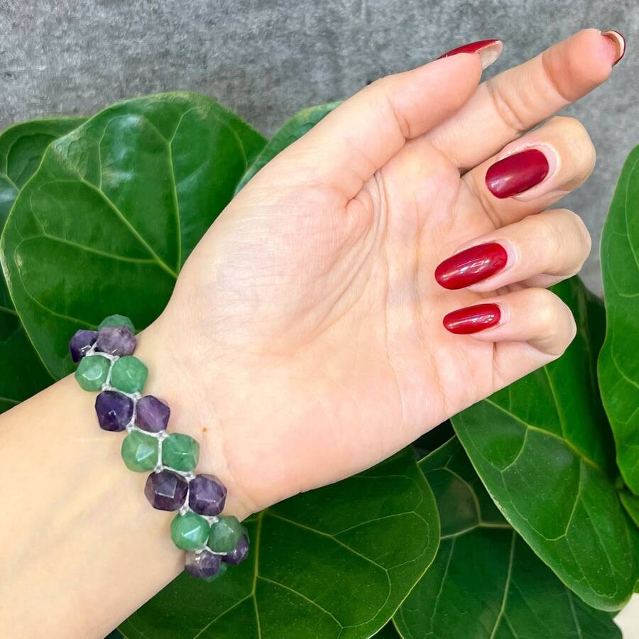 دستبند اونتورین و آمیتیست