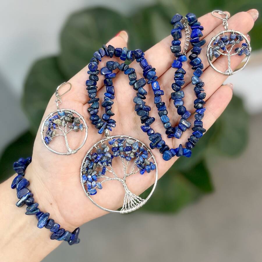 ست کامل سنگ لاجورد افغان