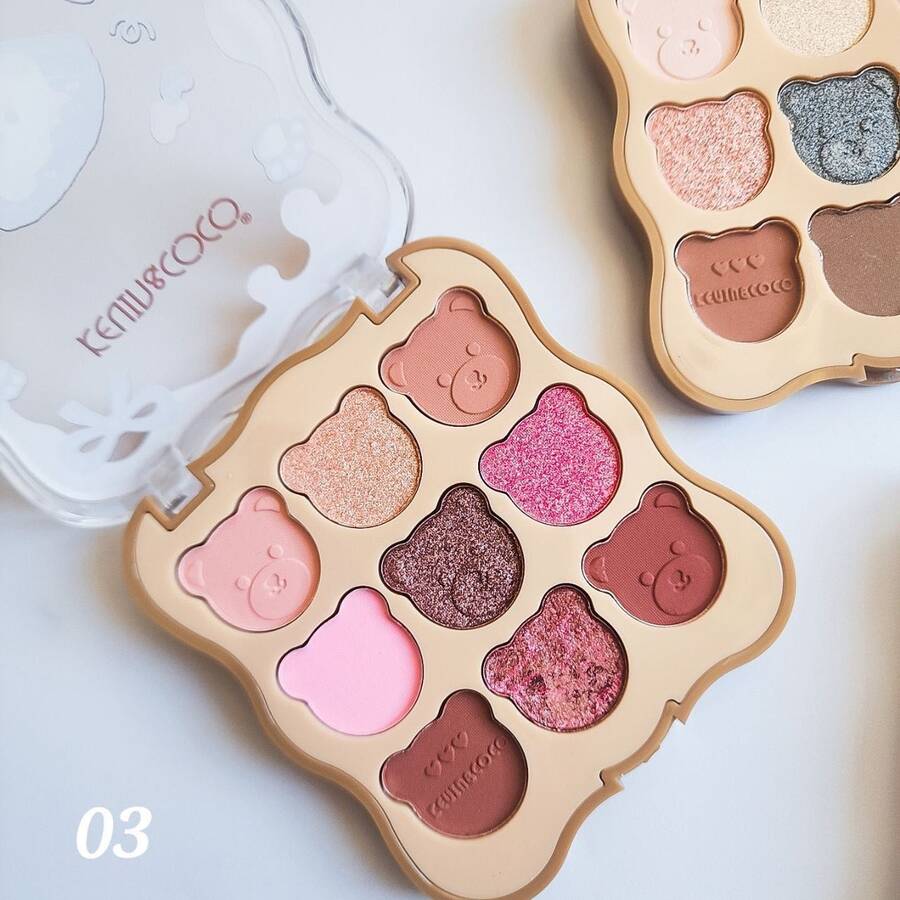 پالت 9 رنگ خرسی kevin & Coco