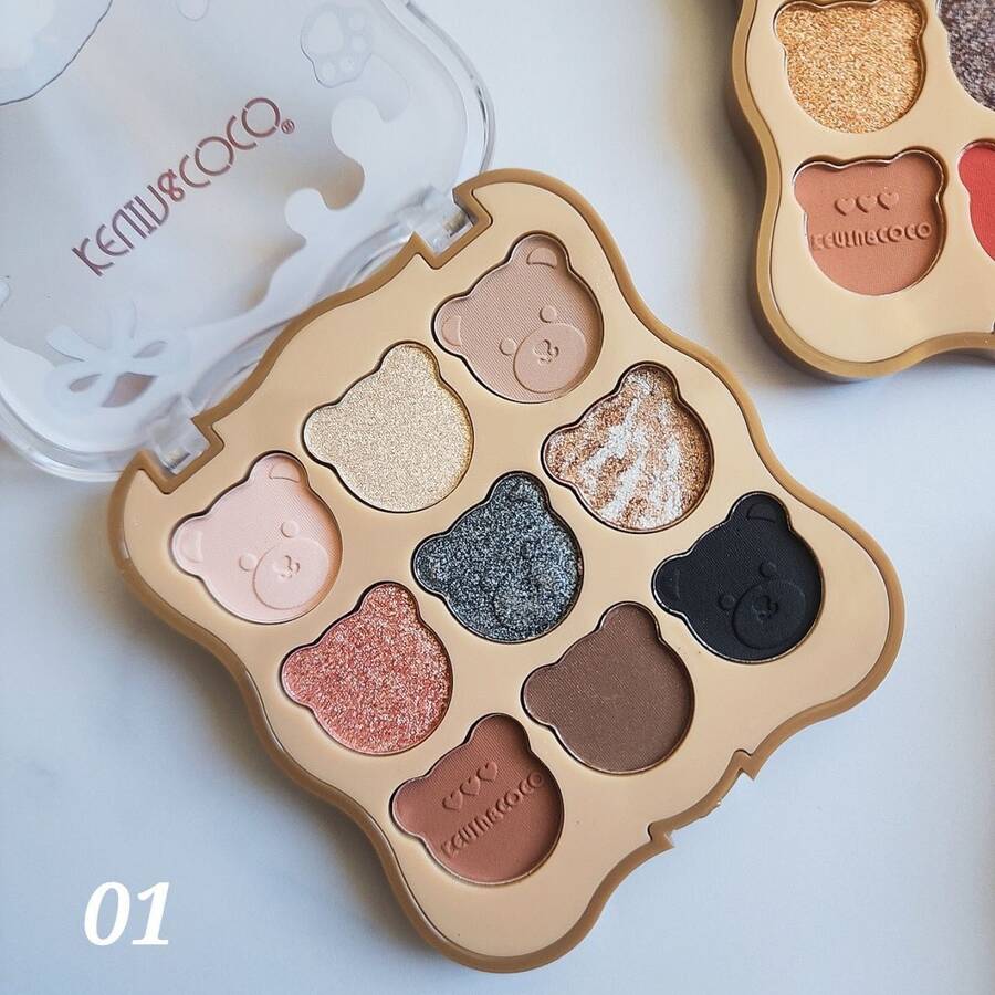 پالت 9 رنگ خرسی kevin & Coco