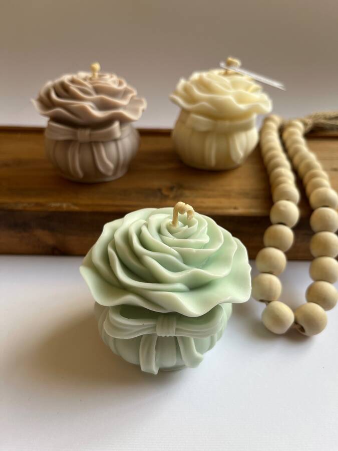 شمع گلدون کره ای