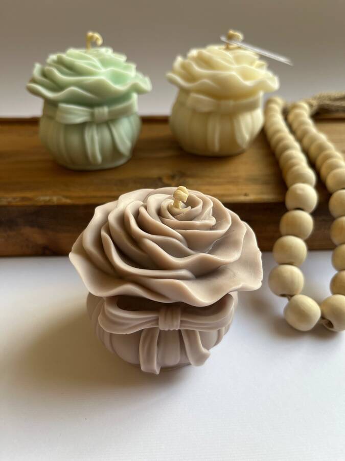 شمع گلدون کره ای