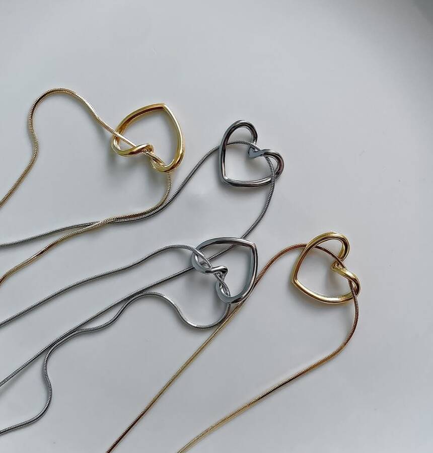 گردنبند قلب مینیاتوری 