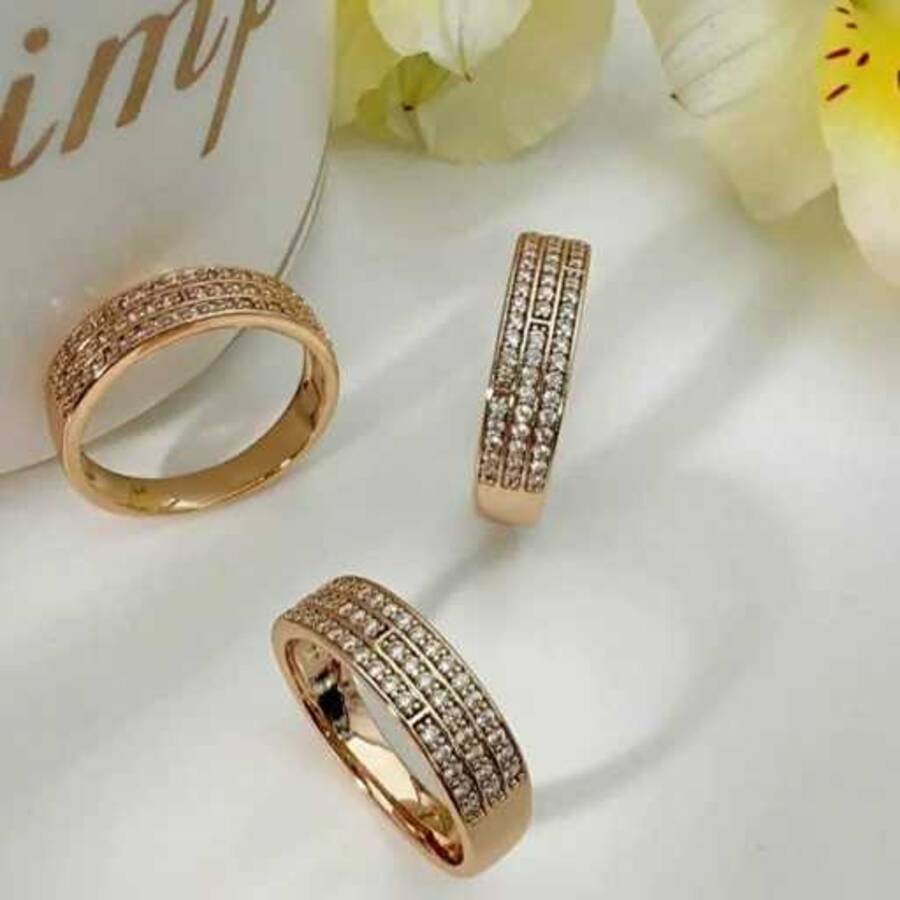 حلقه تمام نگین مارک Dream کد 85