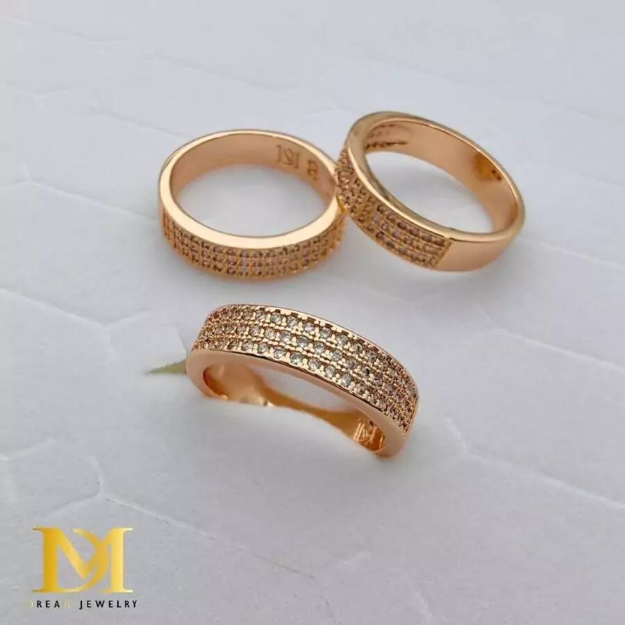 حلقه تمام نگین مارک Dream کد 85