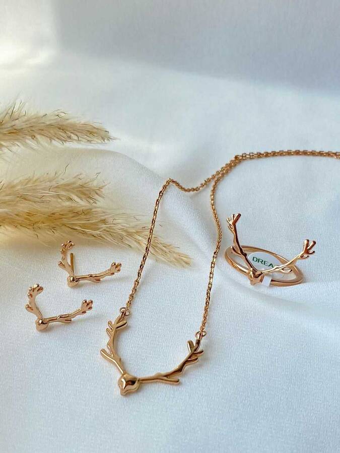 سرویس کامل شاخ گوزن طرح طلا