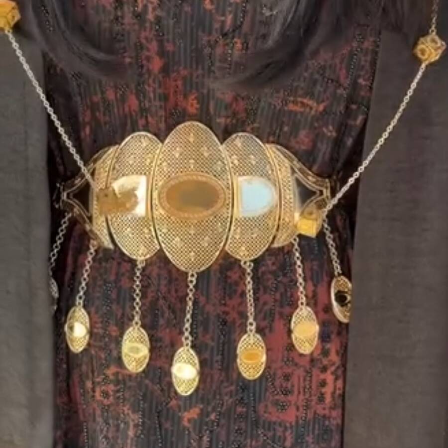 کمربند طرح طلا 