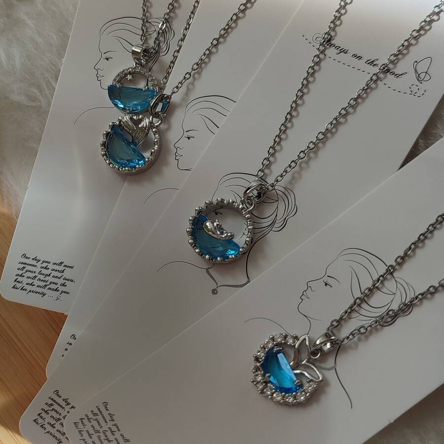 کالکشن گردنبند پینترستی  وال و دریاچه