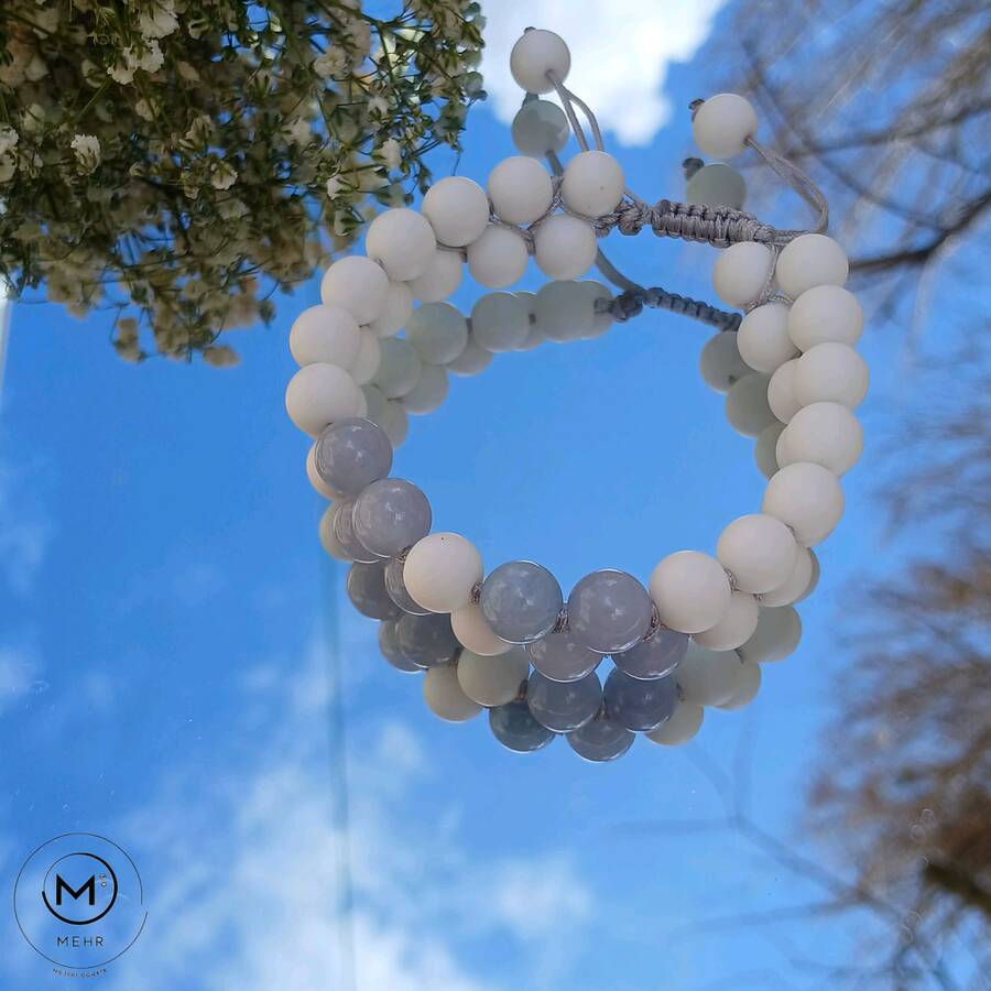 دستبند اسپرت آنجلیت و اونیکس سفید