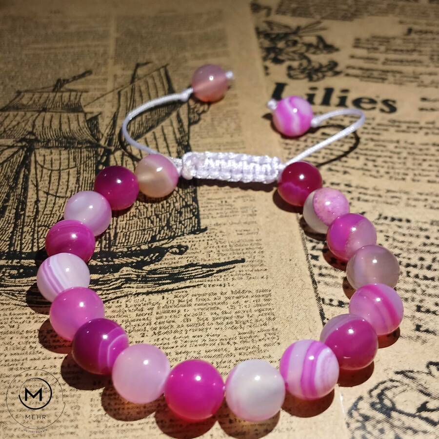 دستبند عقیق ماداگاسکار 