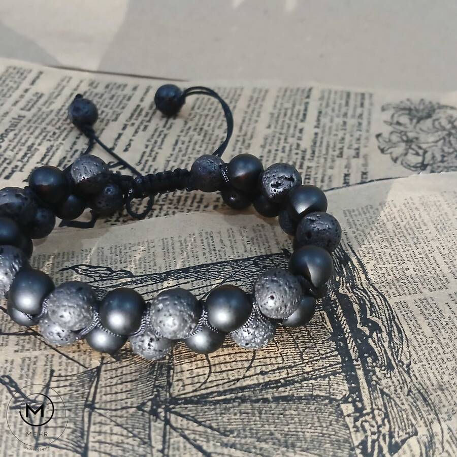 دستبند اونیکس و لاوا