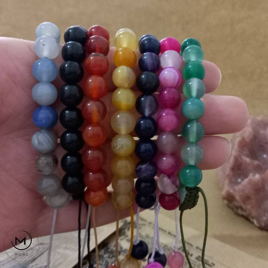 دستبند عقیق ماداگاسکار 